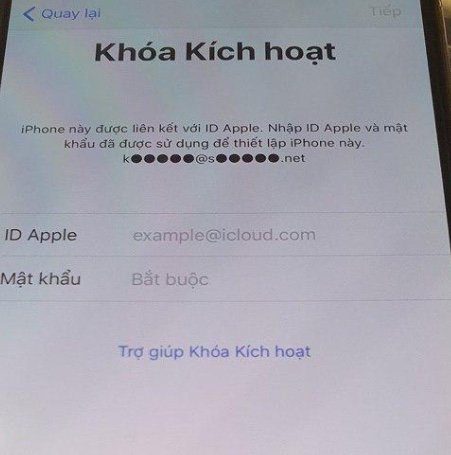iPhone bị Relock iCloud