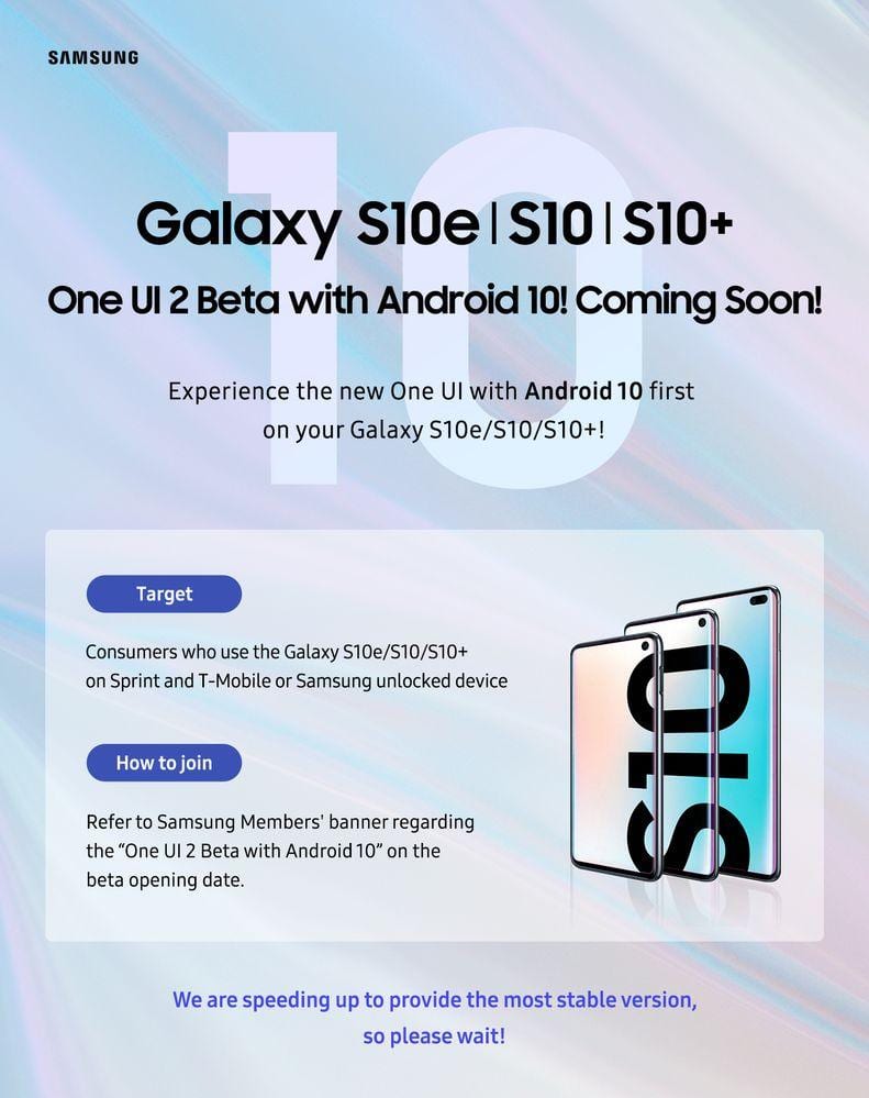 samsung android 10