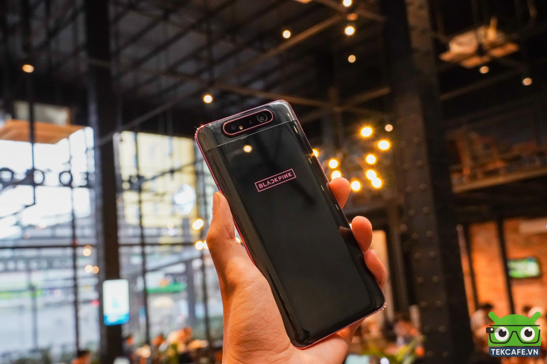 Mở hộp trên tay Combo Samsung Galaxy A80 "Black Pink" phiên bản giới hạn