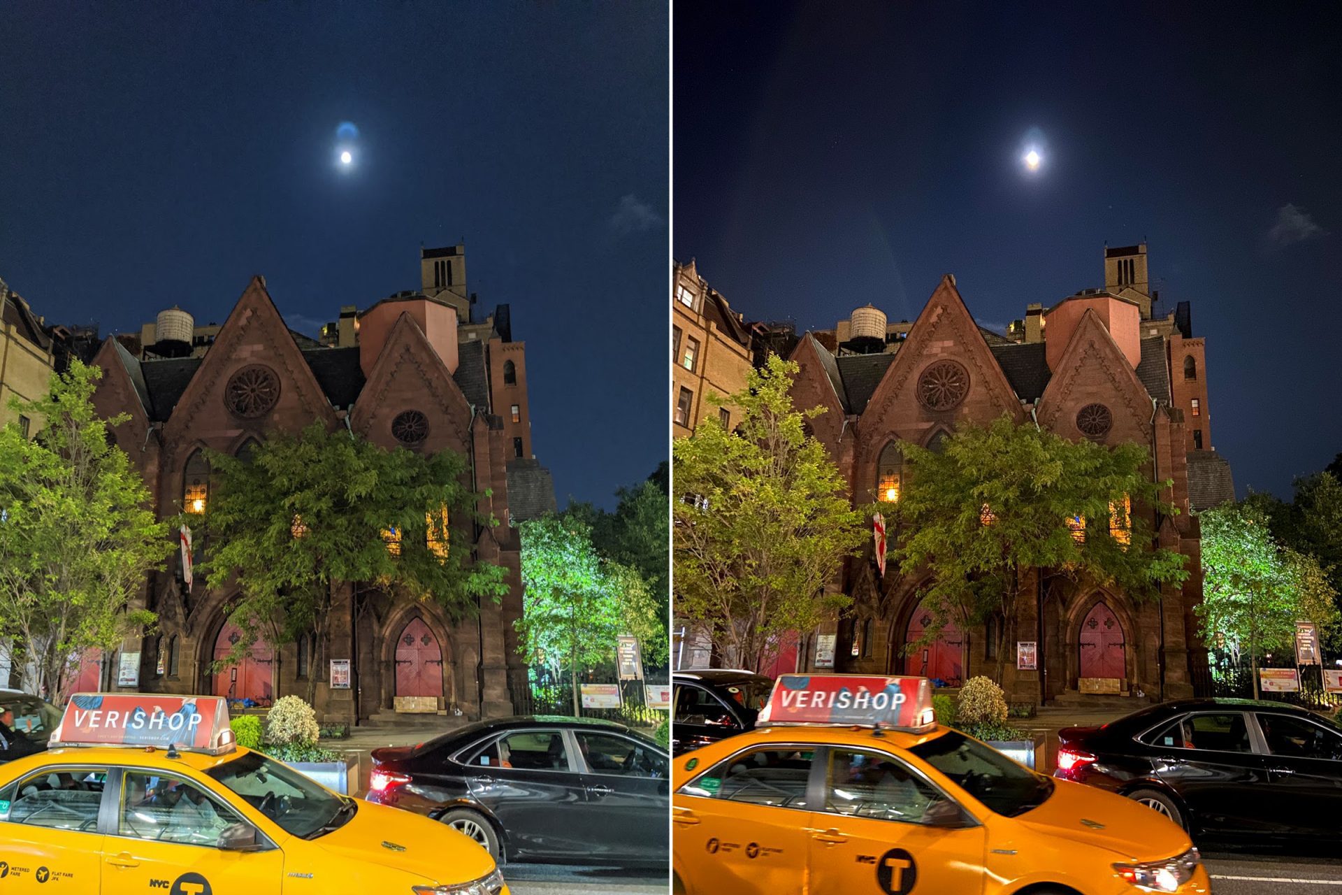 so sánh ảnh chụp pixel 4 và iphone 11