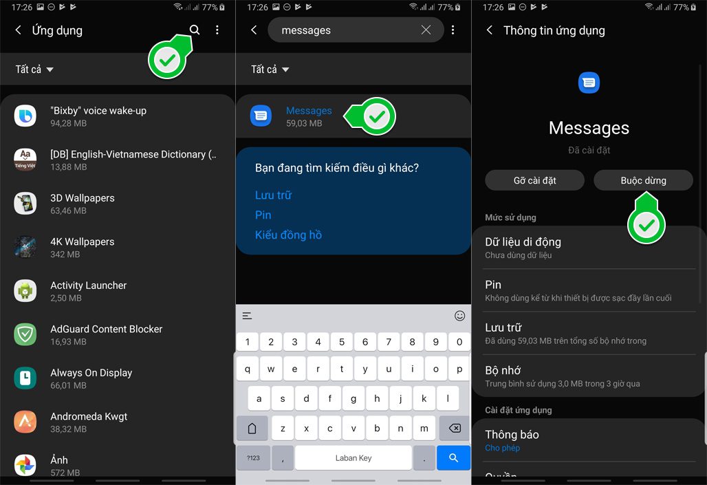 kích hoạt tính năng google