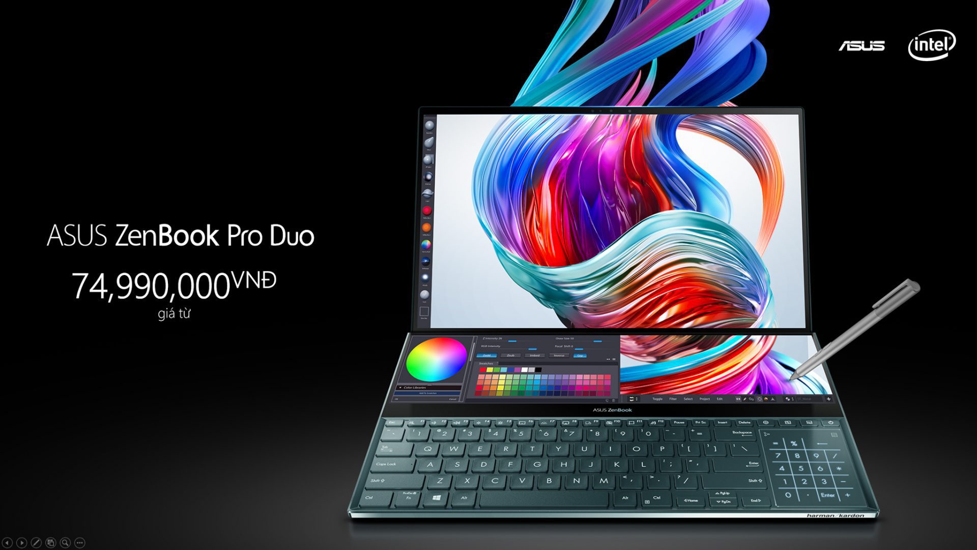 asus 2 màn hình