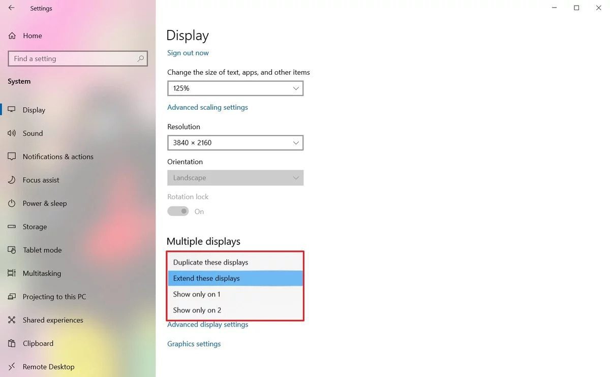 Hướng dẫn cách thiết lập nhiều màn hình trên Windows 10