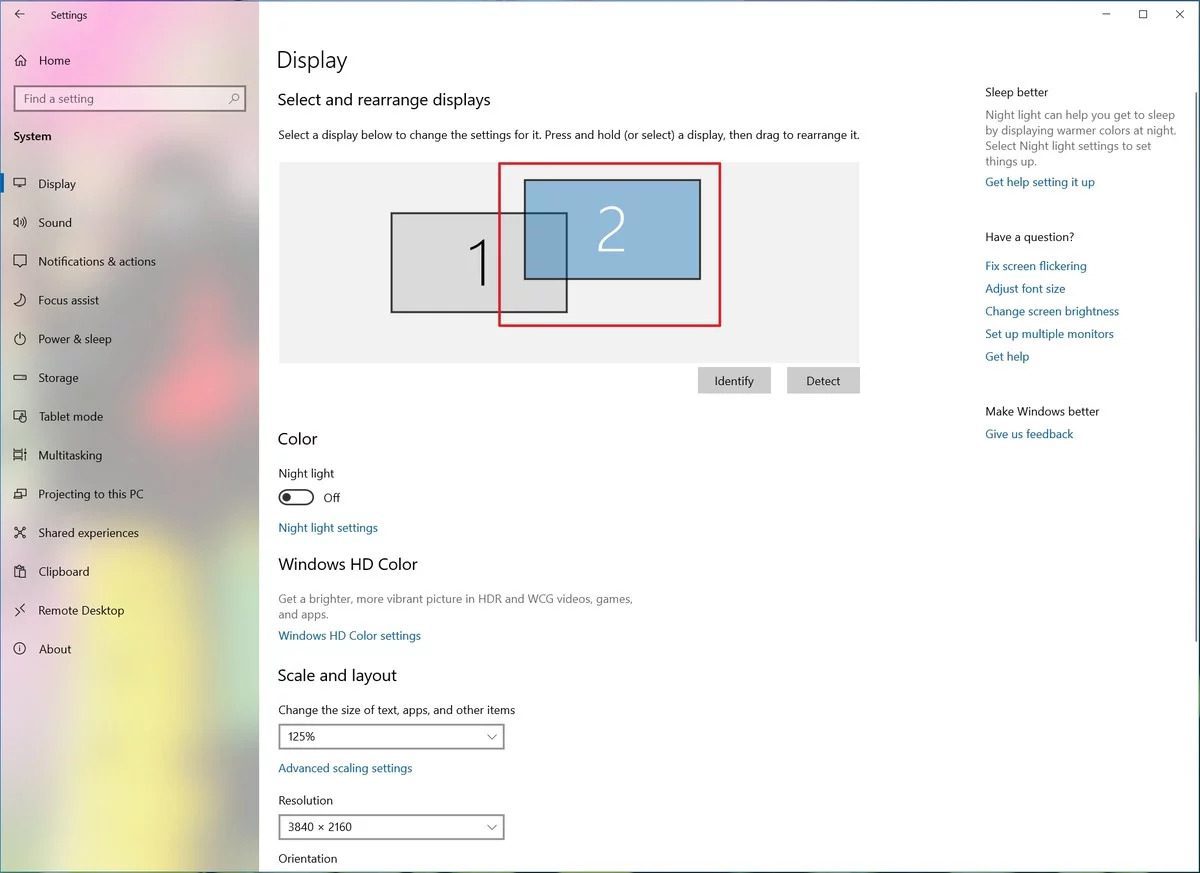 Hướng dẫn cách thiết lập nhiều màn hình trên Windows 10