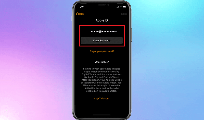 kích hoạt e sim cho apple watch