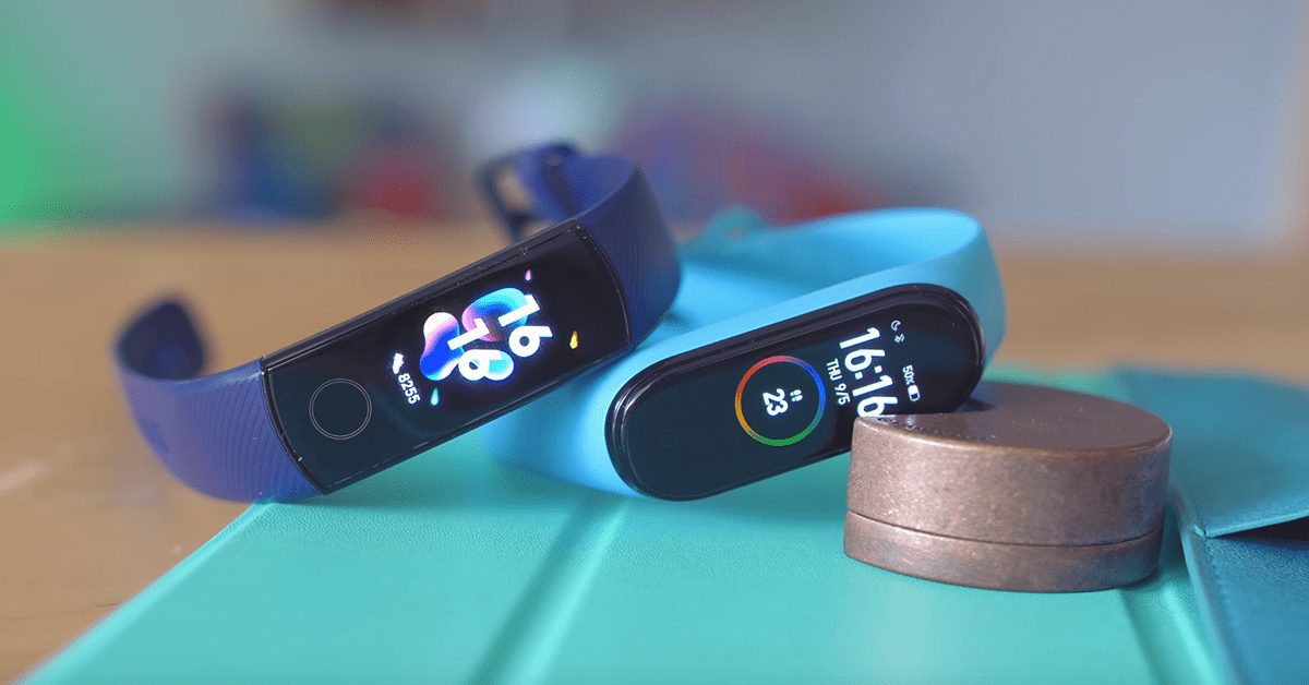 so sánh miband 4 và honor band 5