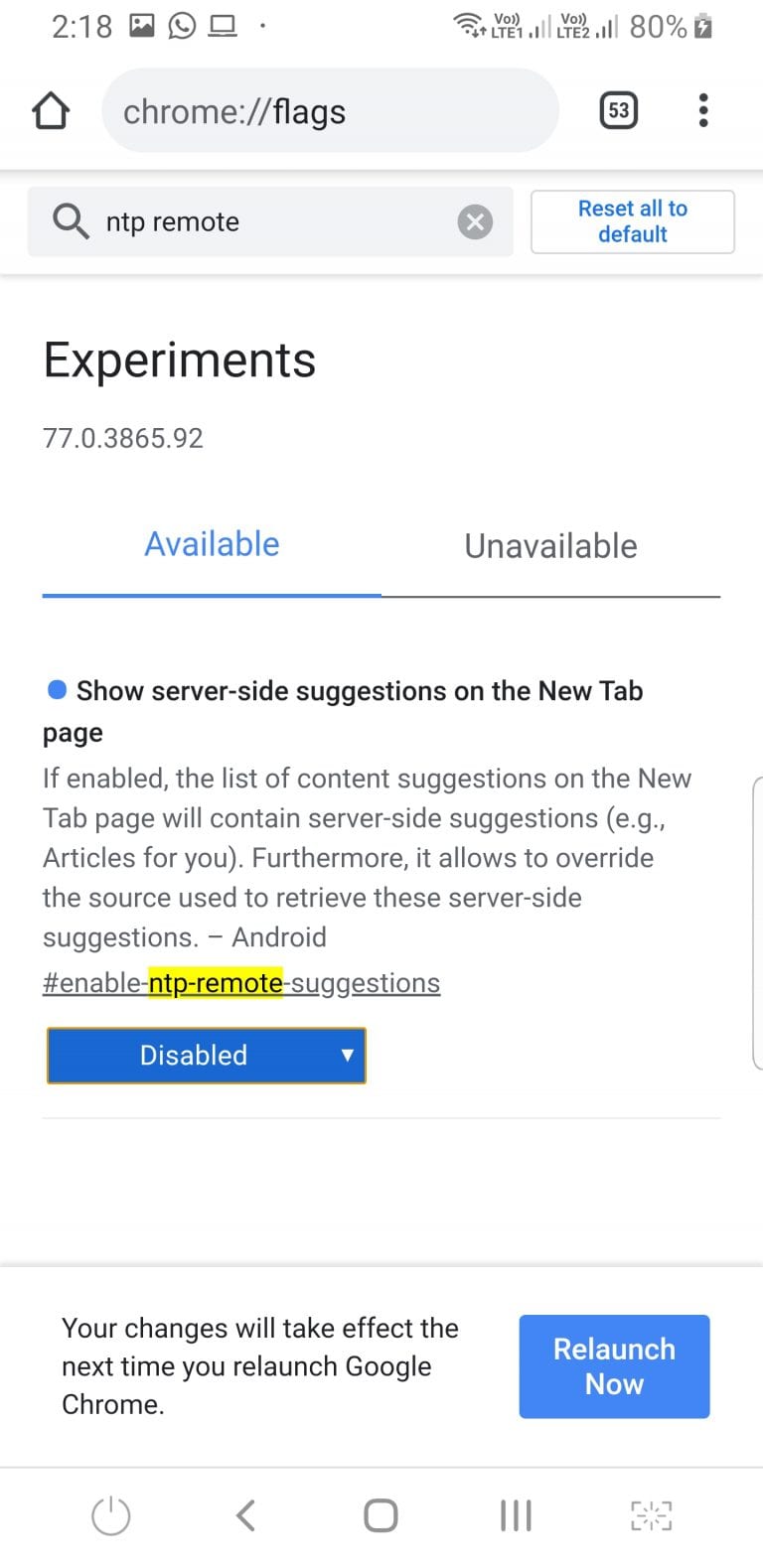 Cách ẩn bài báo đề xuất trên Google Chrome với các thiết bị Android, iOS