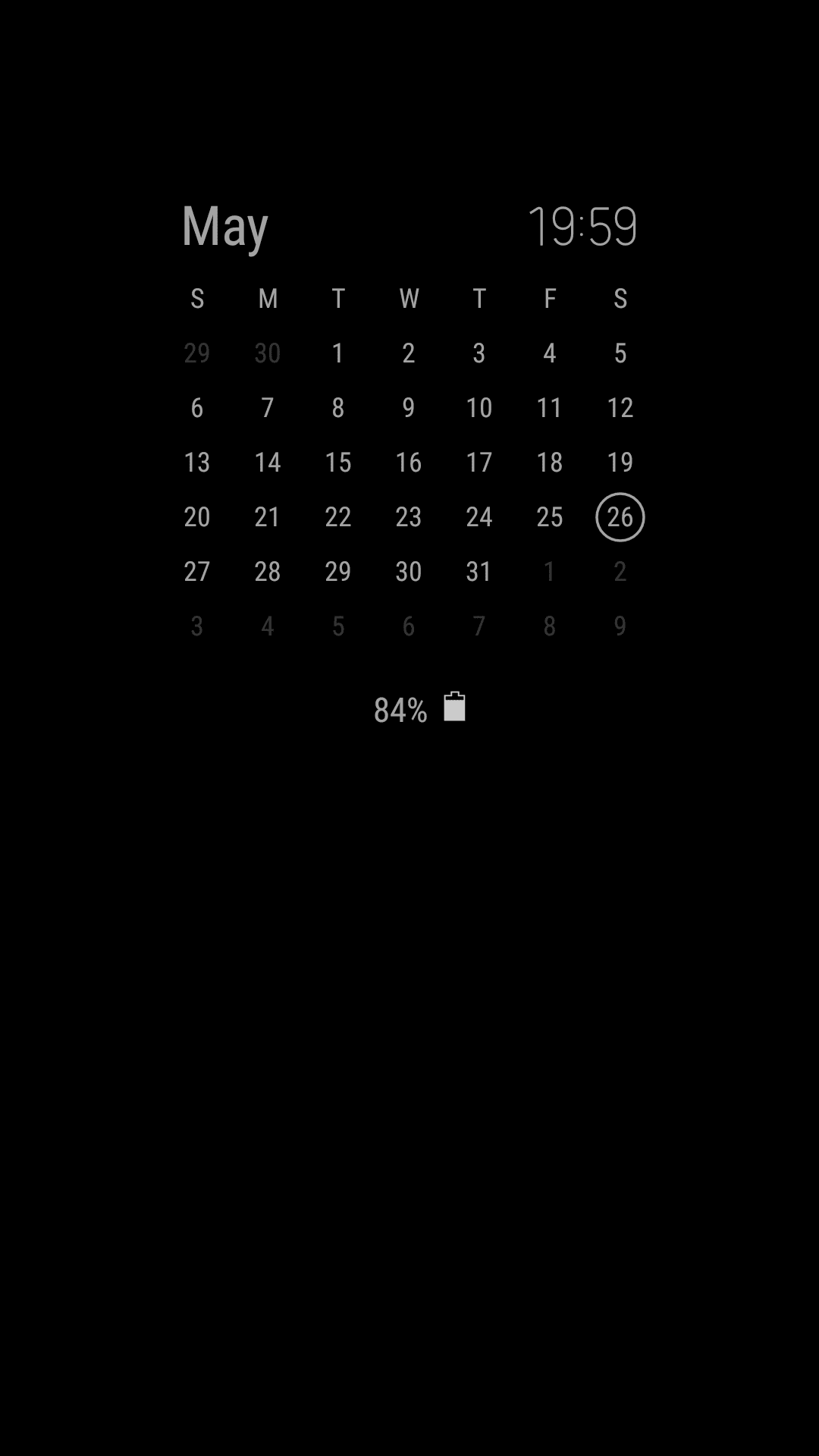 Samsung AOD