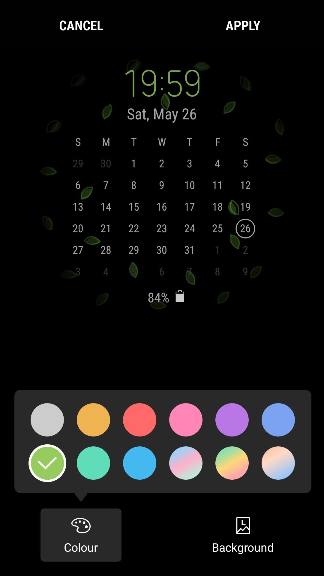 Samsung AOD