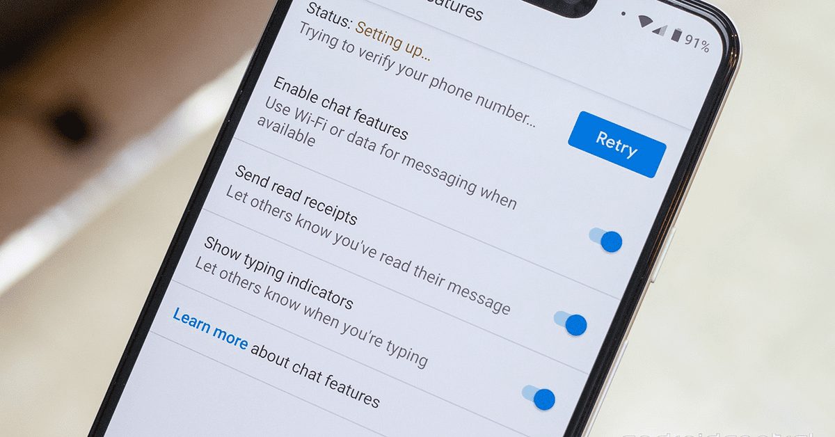 Hướng dẫn kích hoạt tính năng chat trực tuyến giống iMessage cho Google Message