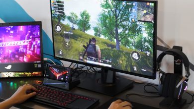 Sử dụng Mobile Desktop Dock bắn PUBG Mobile như hack trên ROG Phone 2