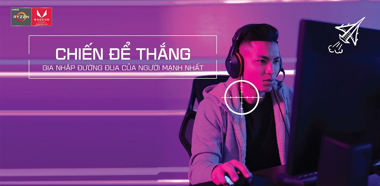 Laptop gaming dùng chip AMD