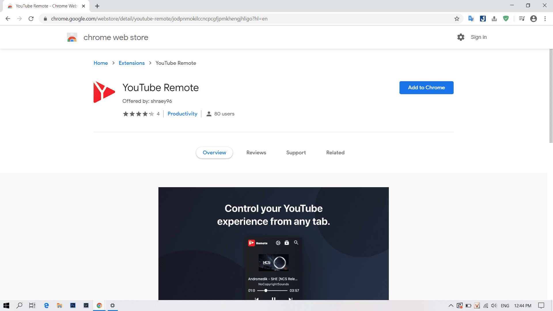youtube remote