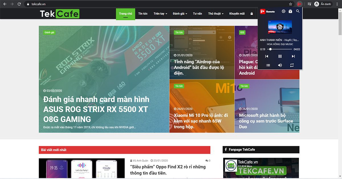 Chia sẻ tiện ích giúp quản lý video YouTube trên tab Chrome bất kỳ