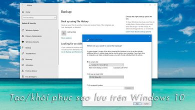 Cách tạo bản backup đầy đủ dành cho Windows 10