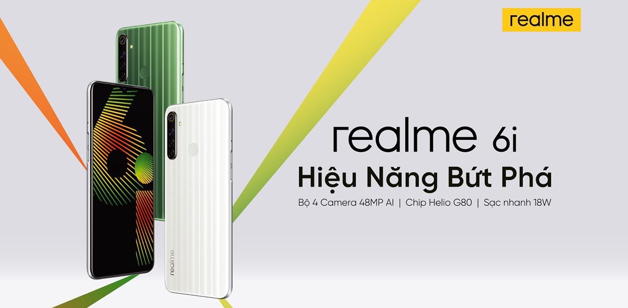 Realme 6i và vòng tay Realme band chính thức ra mắt tại Việt Nam