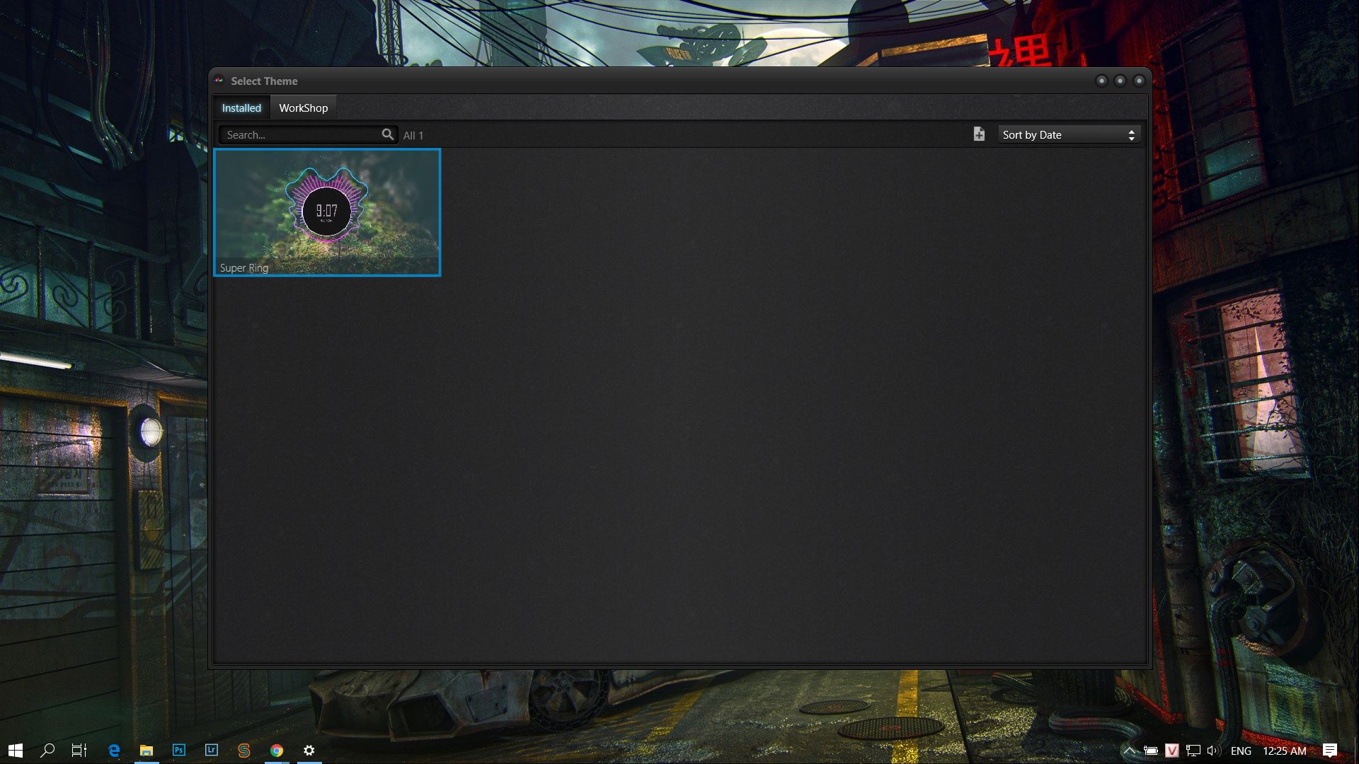 select theme