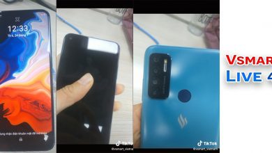 Vsmart Live 4 bị rỏ rỉ với màn hình đục lỗ, 4 camera trên TikTok