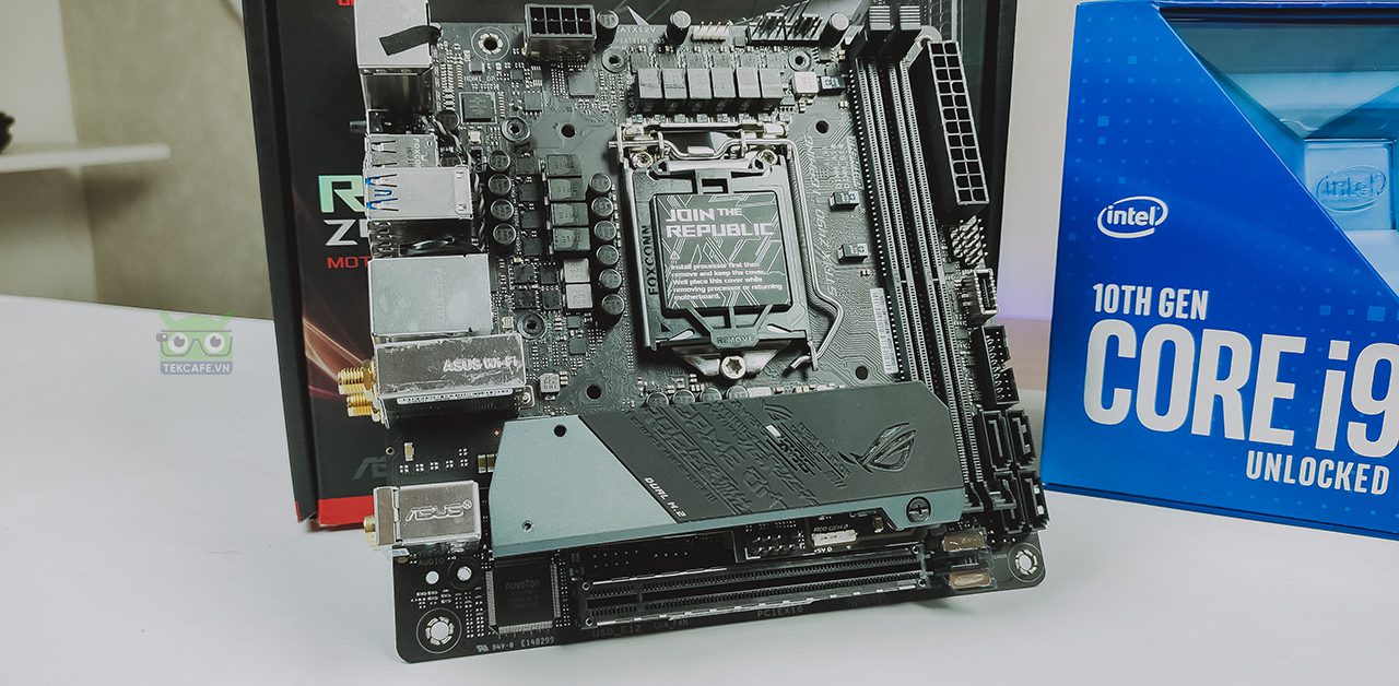 Trên tay ASUS ROG Strix Z490 I-Gaming: NHỎ nhưng lại SƯỚNG