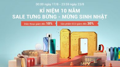 Xiaomi kỷ niệm chặng đường 10 năm thành lập với chiến dịch "Sales tưng bừng, mừng sinh nhật"