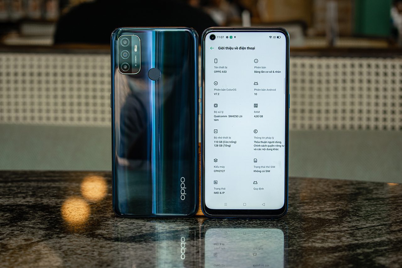cấu hình oppo a53