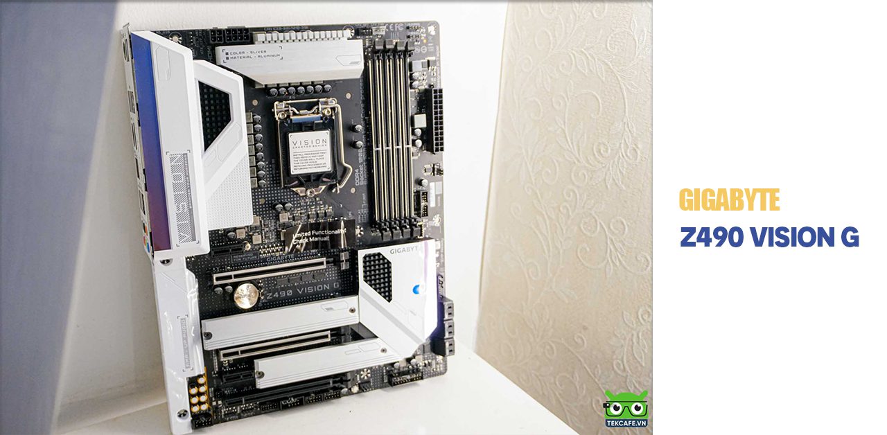 Trên tay bo mạch chủ Gigabyte Z490 Vision G: Sự lựa chọn dành cho người sáng tạo nội dung