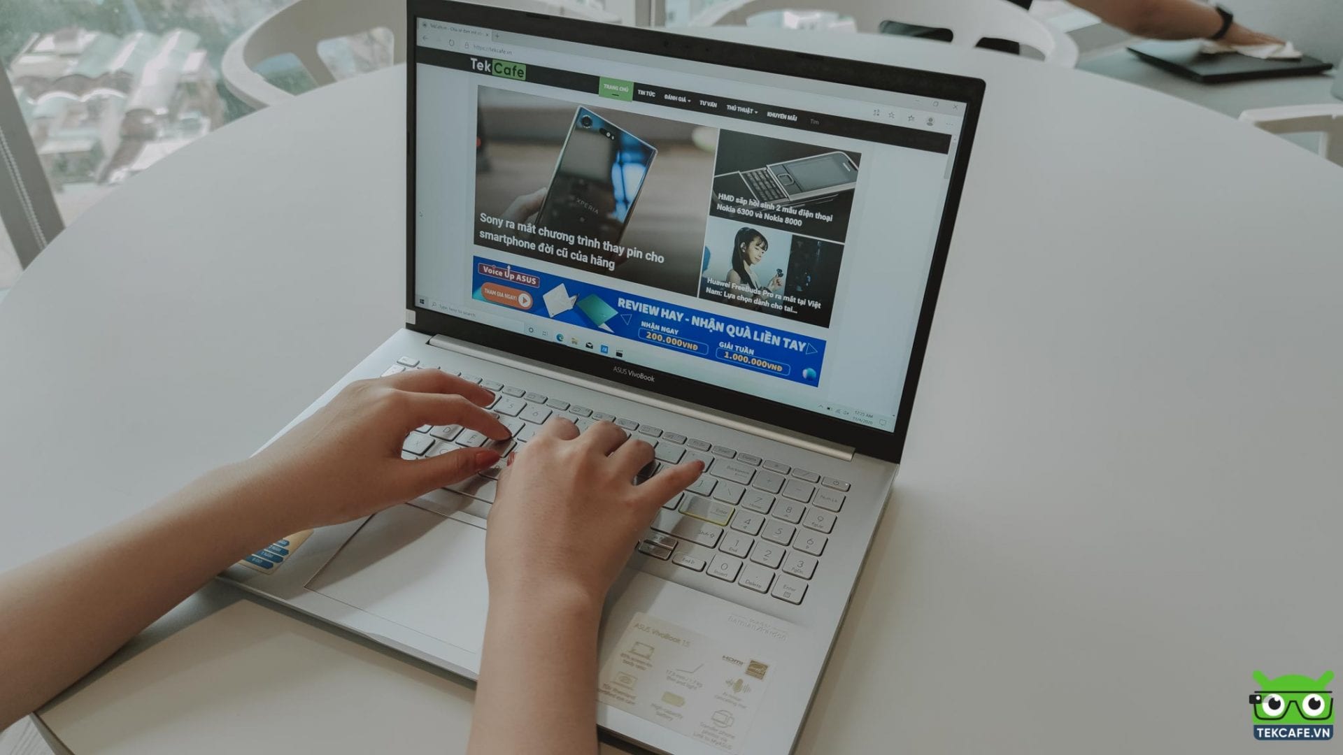 người dùng trải nghiệm