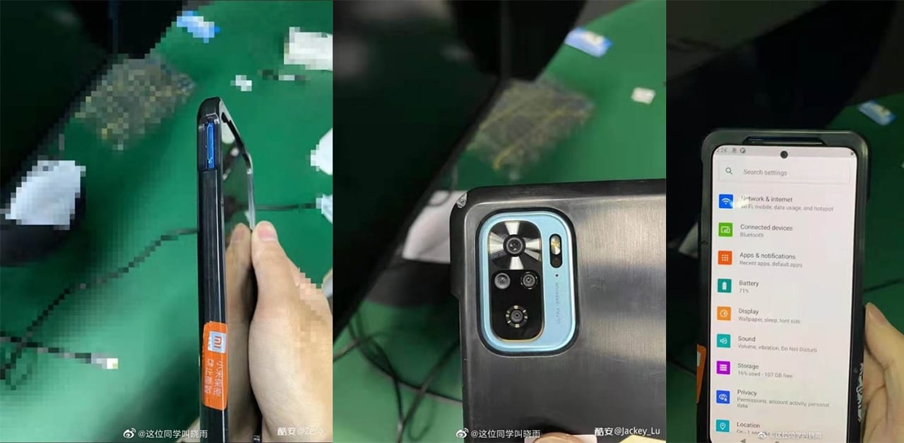 Xiaomi Redmi K40 lộ ảnh thực tế: Xác nhận có màn hình “đục lỗ”, 4 camera sau