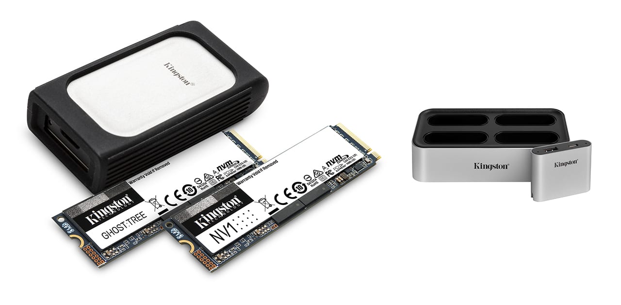 [ CES 2021] Kingston hé lộ dòng sản phẩm SSD NVMe thế hệ mới và ra mắt Bộ chuyển đổi lõi kết hợp cùng Đầu đọc