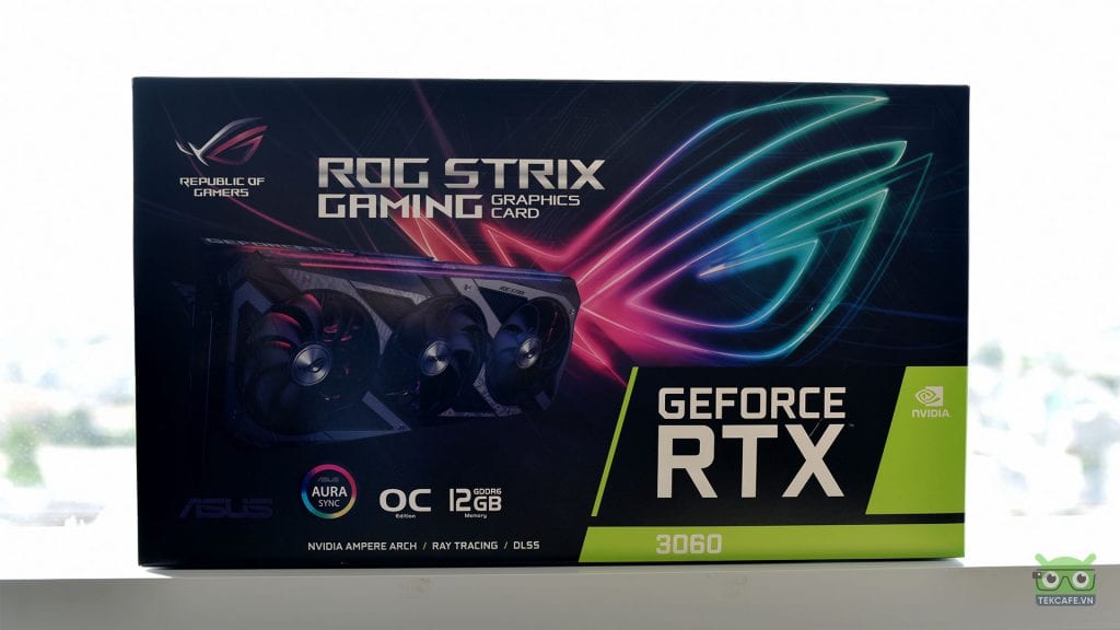 Đập hộp ROG Strix RTX 3060 OC 12GB