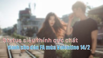 Status siêu thính cực chất dành cho dân FA mùa Valentine 14/2