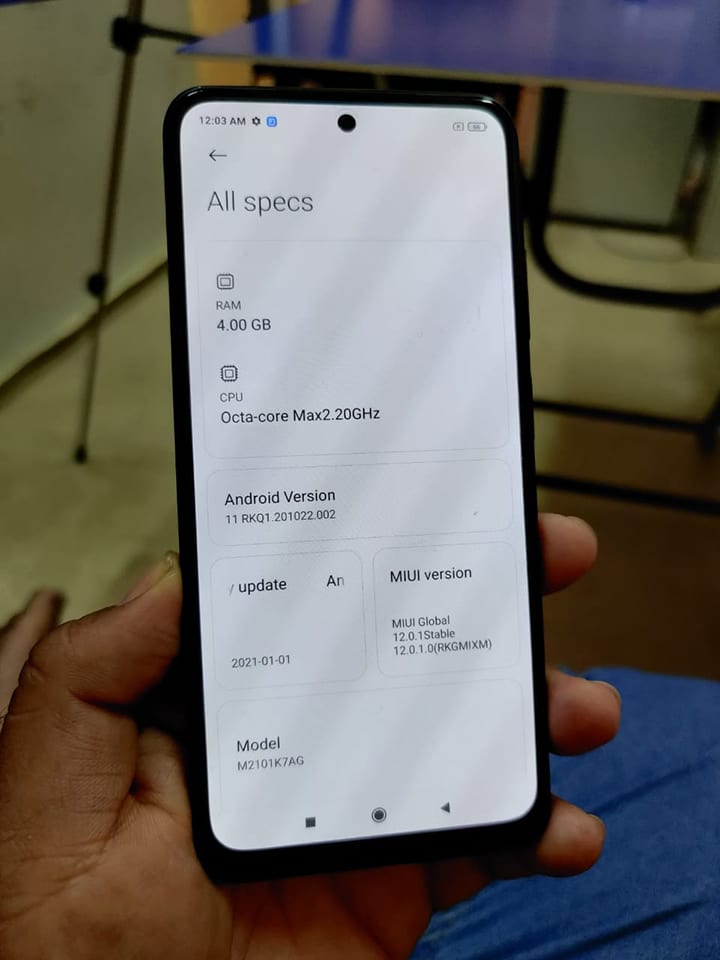 MIUI 12.0.1