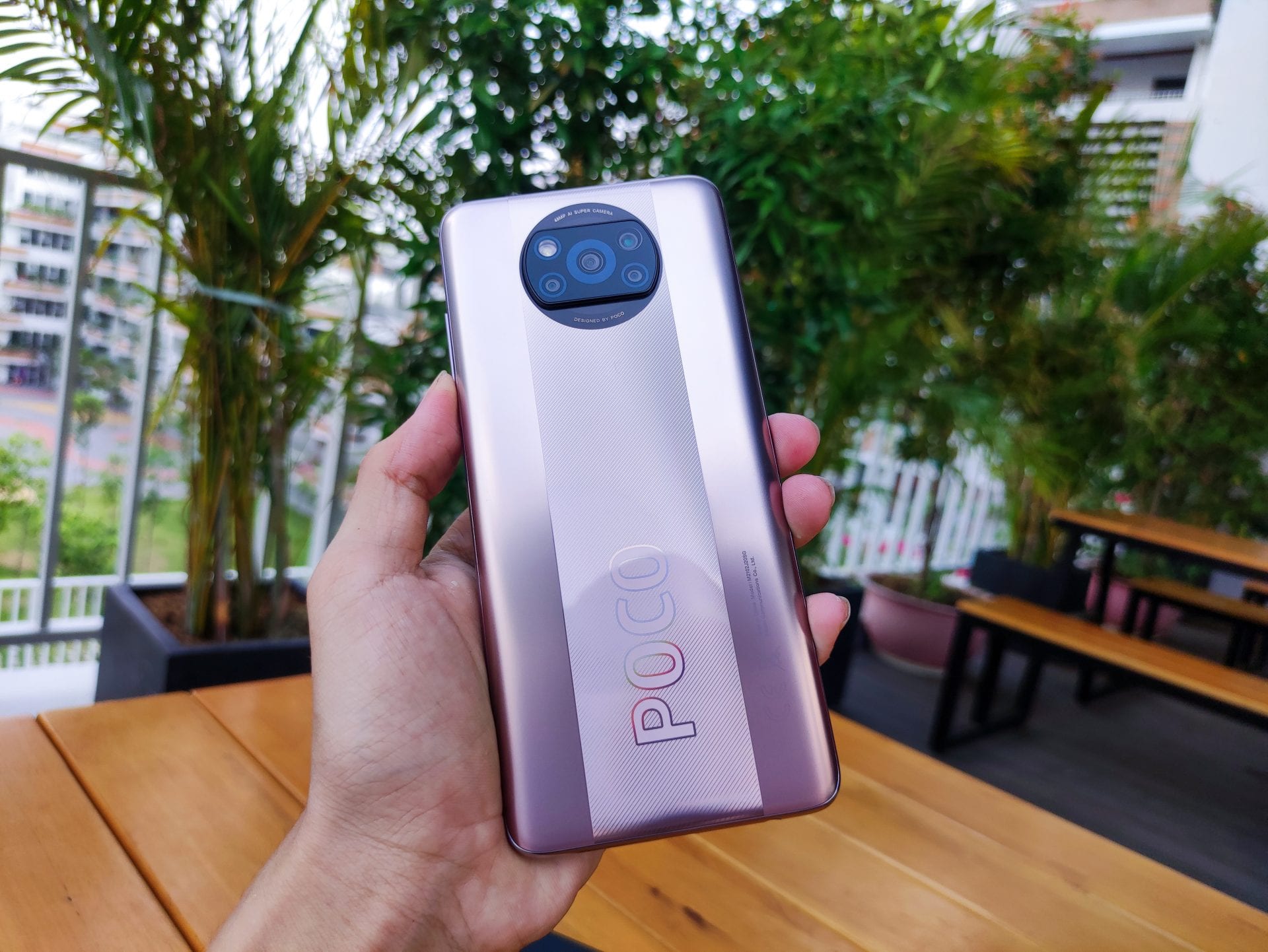 Mặt lưng Poco X3 Pro 