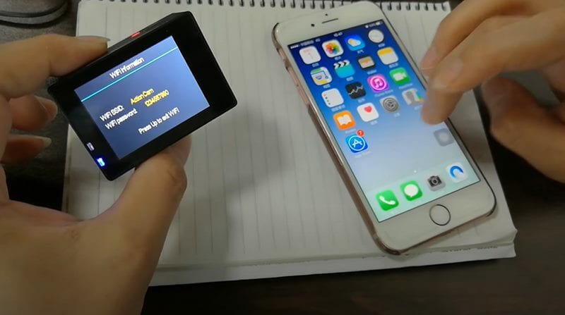 Kết nối điện thoại với camera hành trình