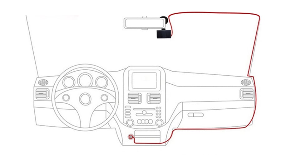 Lắp đặt camera hành trình trên ô tô 