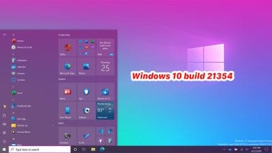 Windows 10 có thêm thay đổi và cải thiến mới trong bản dựng 21354
