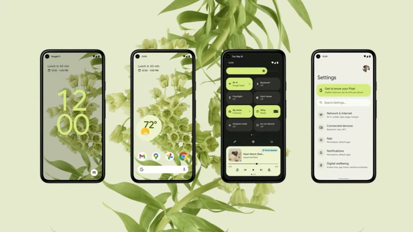 Giao diện Android 12