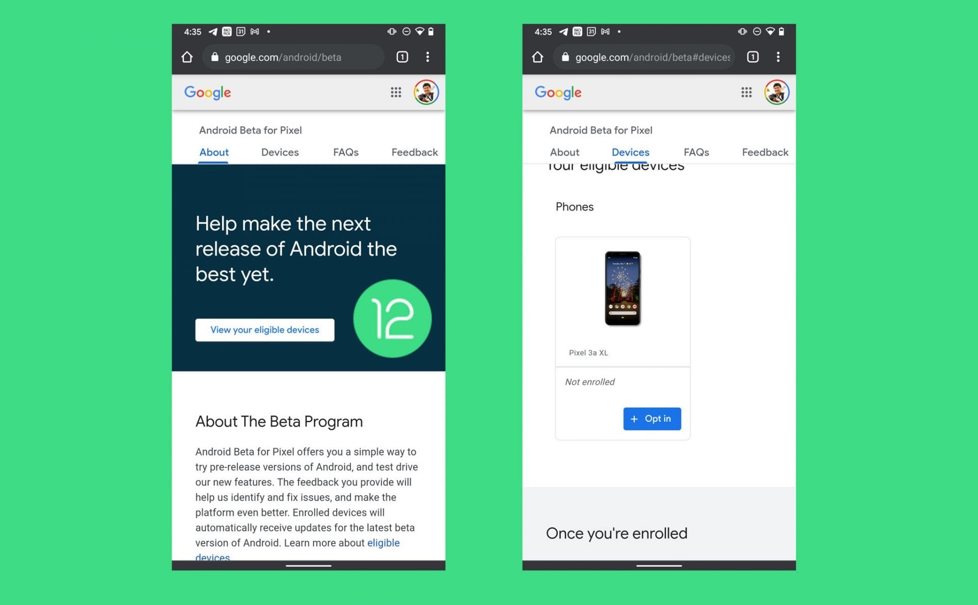 Cách cập nhật Android 12