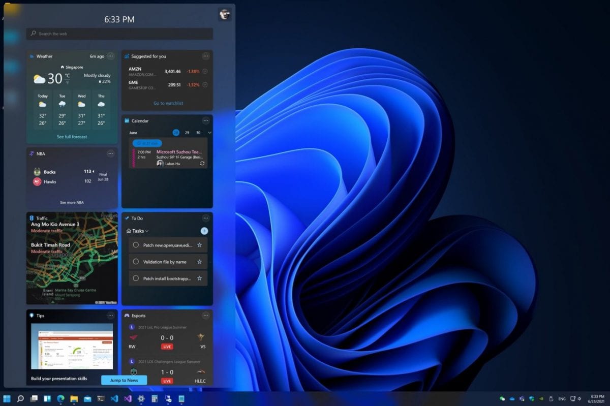 Giao diện mới của Windows 11 Insider 