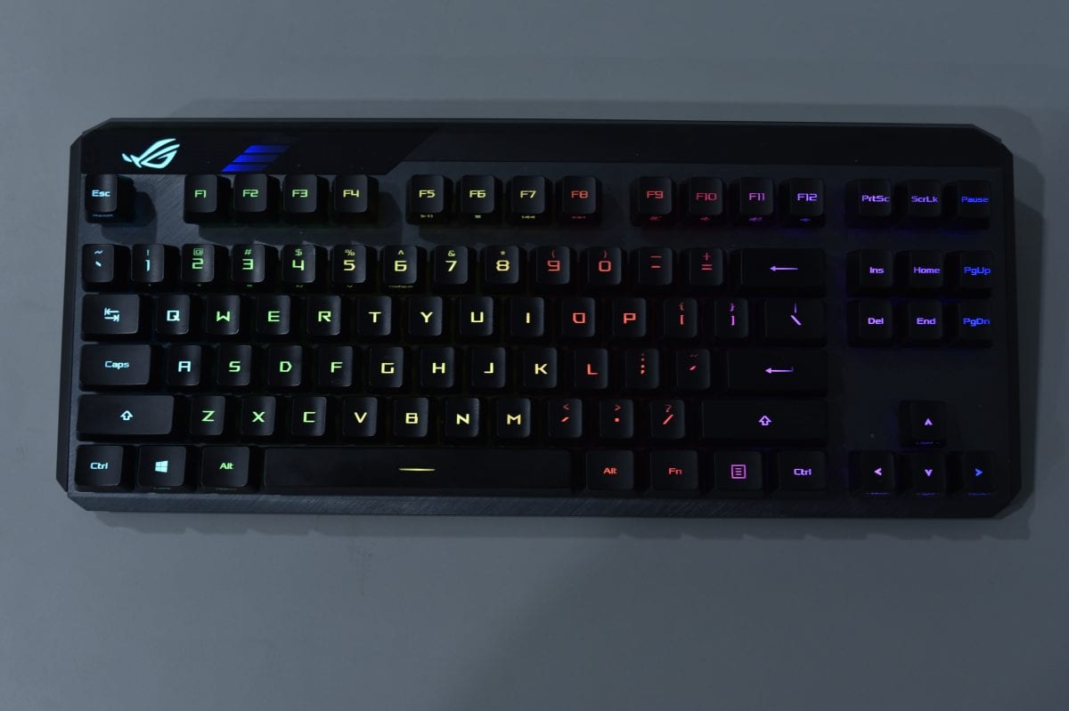 Bàn phím ROG Claymore khi ko kết nối numpad