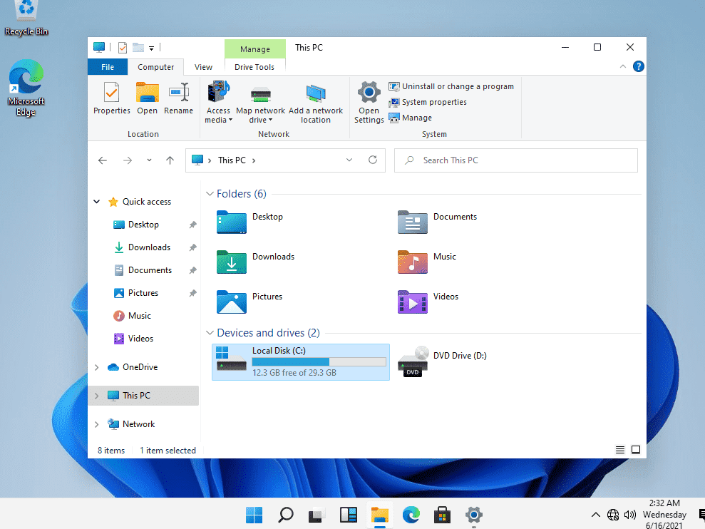 Giao diện của Windows 11 
