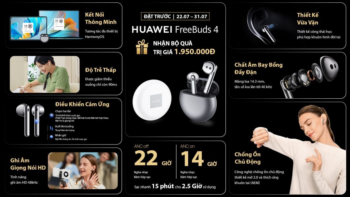 Toàn bộ thông tin về Huawei Freebuds 4