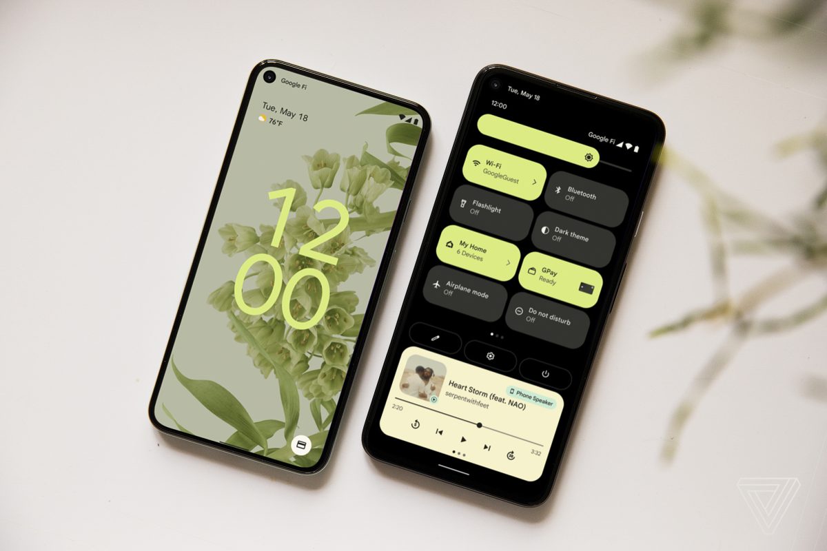 Android 12 giao diện và ngôn ngữ thiết kế mới