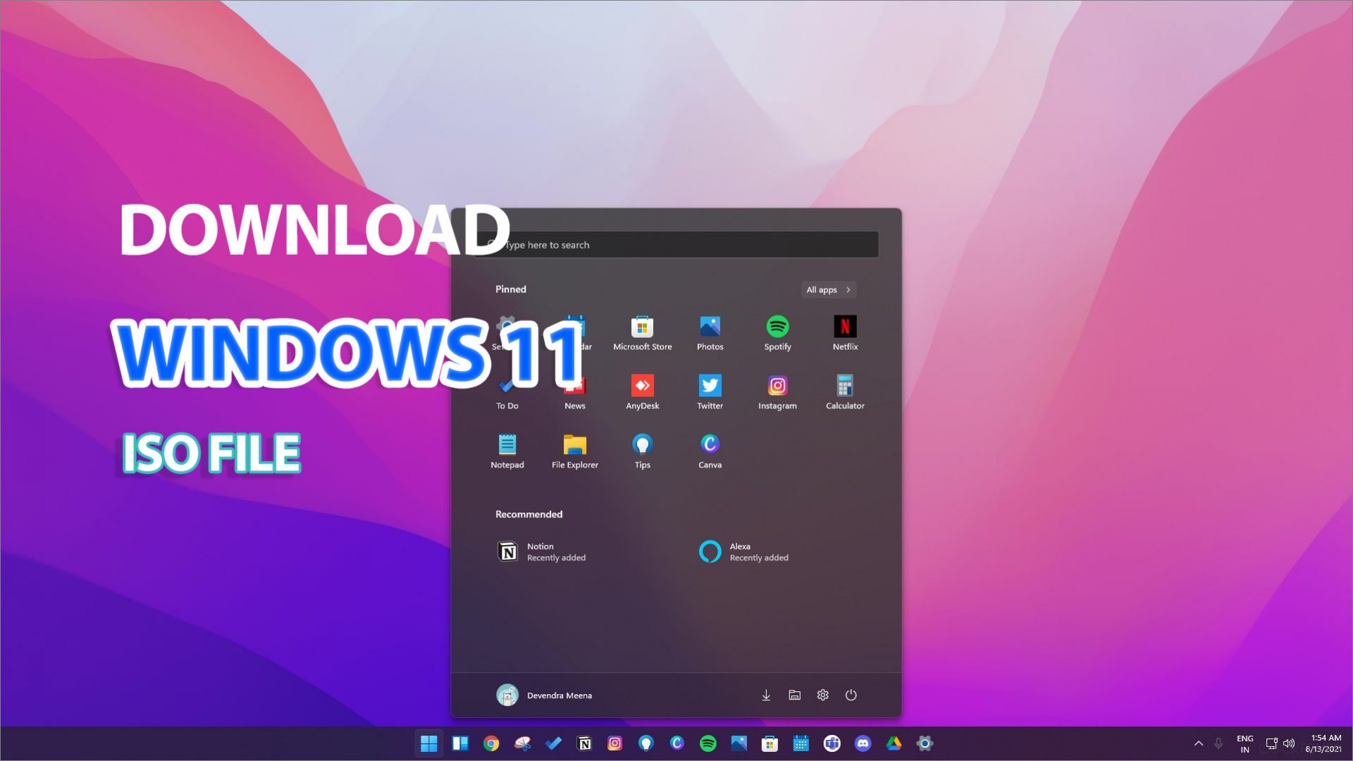 3 bước tải Windows 11, file ISO Windows 11 chính thức từ Microsoft