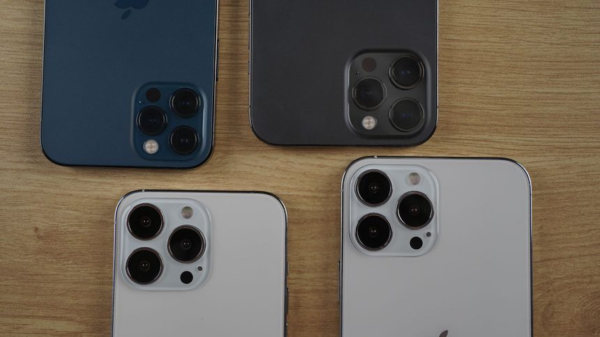 so sánh với iPhone 12 series 