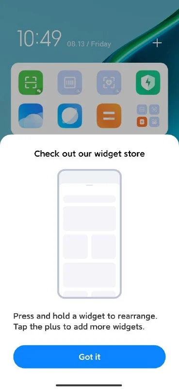 Xiaomi thử nghiệm widget giống iOS trên MIUI 12.5