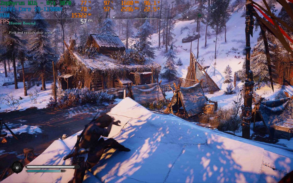 Assasins creed valhalla trên zephyrus M16