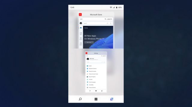 giao diện Window Phone