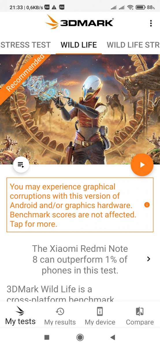 Test hiệu năng Android