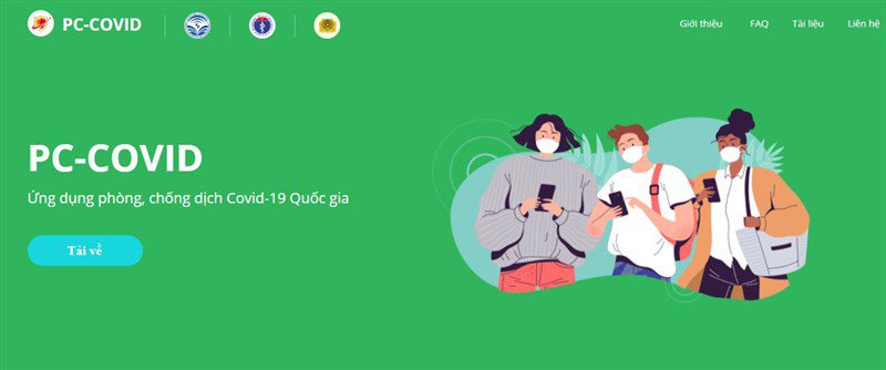 ứng dụng Covid 19